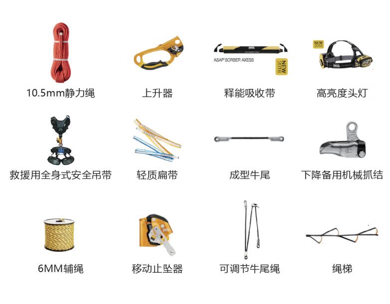 高空山岳救援繩索系統
