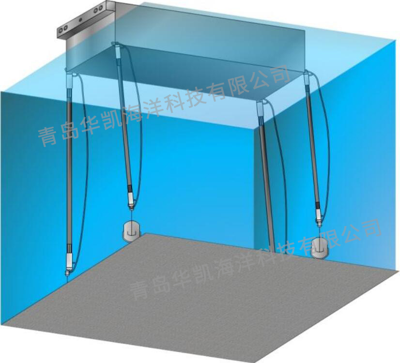 彈性錨索水上減震系泊系統